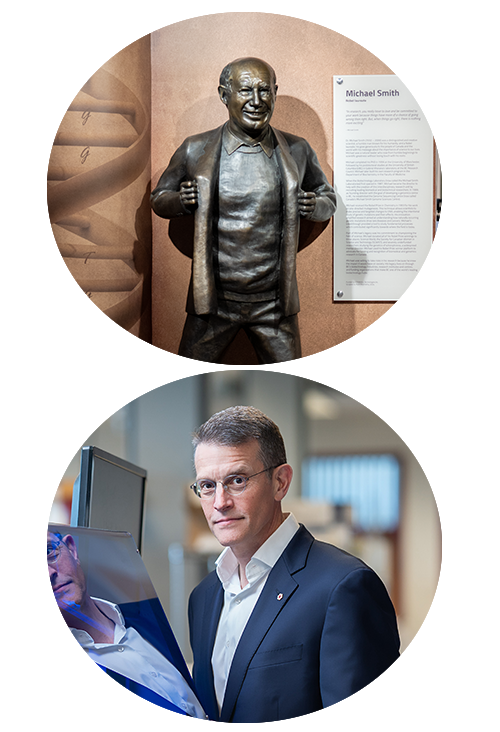 Michael Smith Bronze Portrait unveiled at Science World